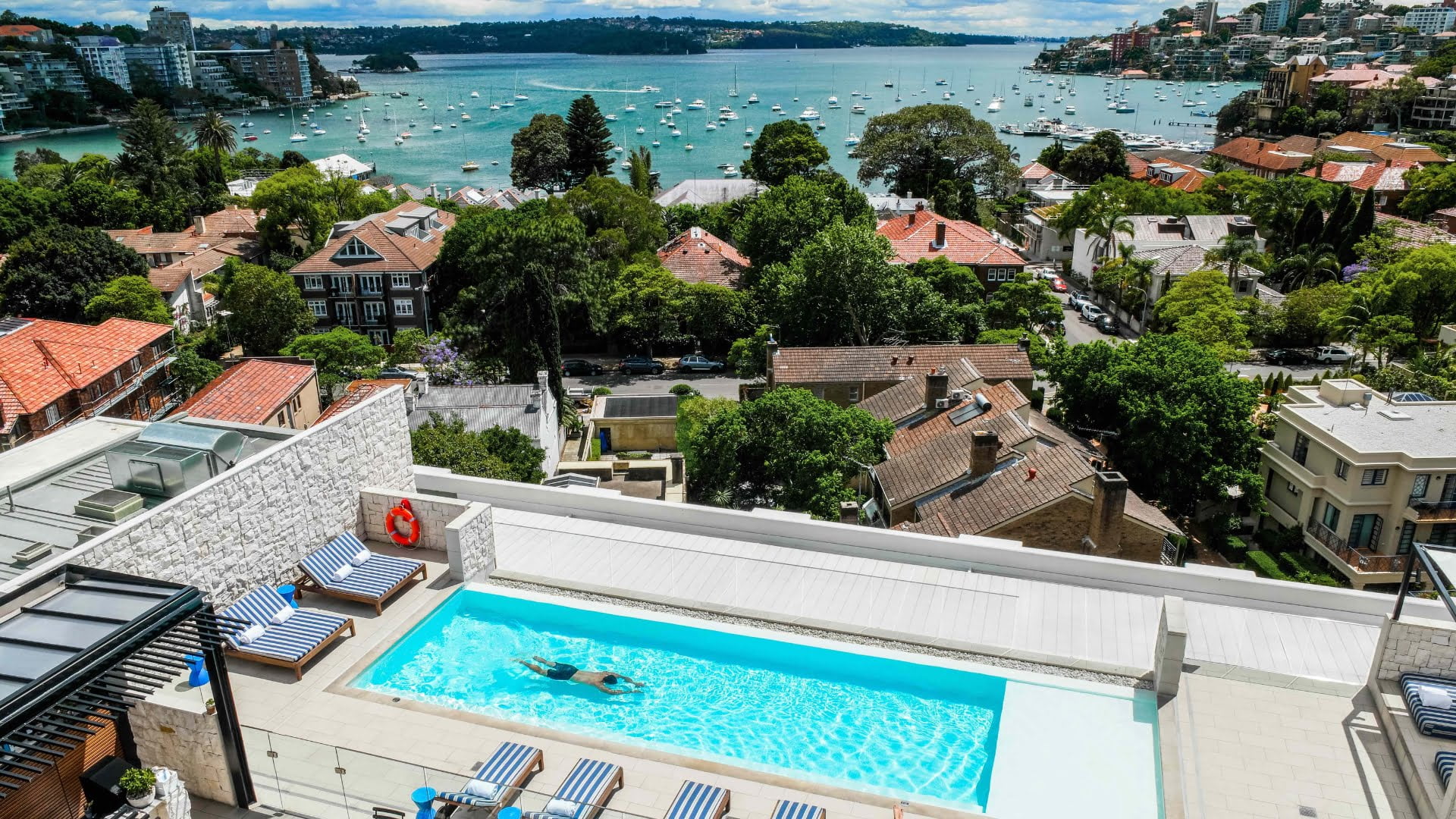 Rooftop Pool at Intercontinental Sydney Double Bay