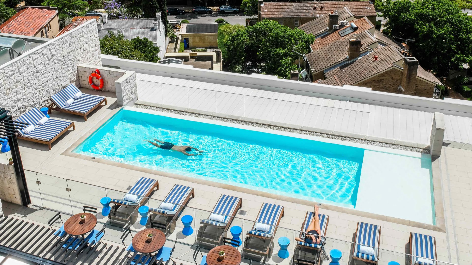 Rooftop Pool at Intercontinental Sydney Double Bay