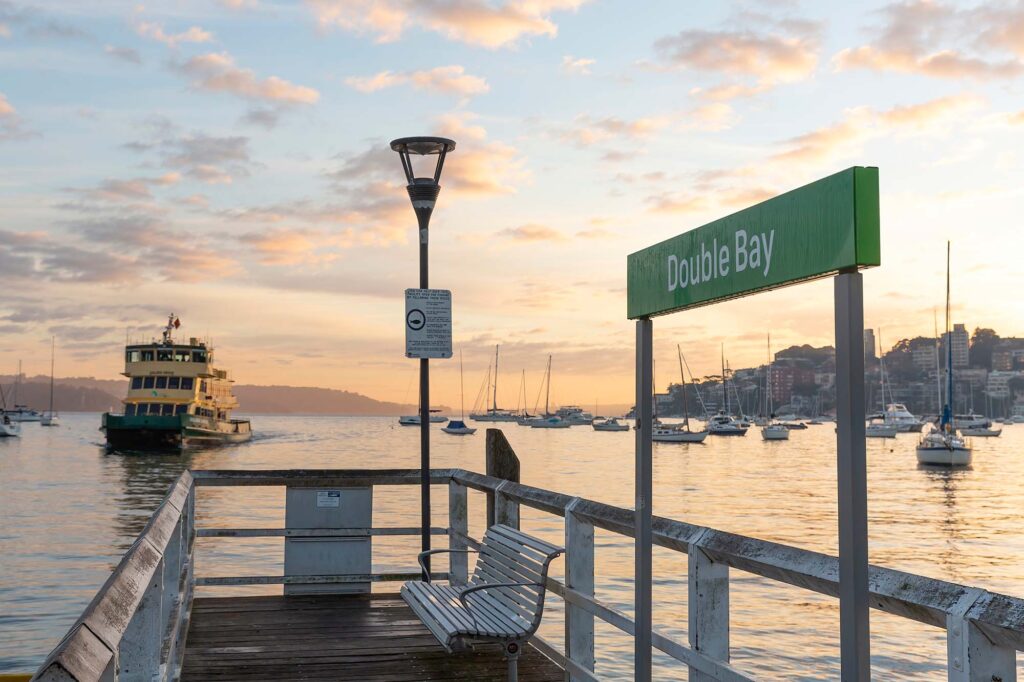 Ferry at Sydney Double Bay