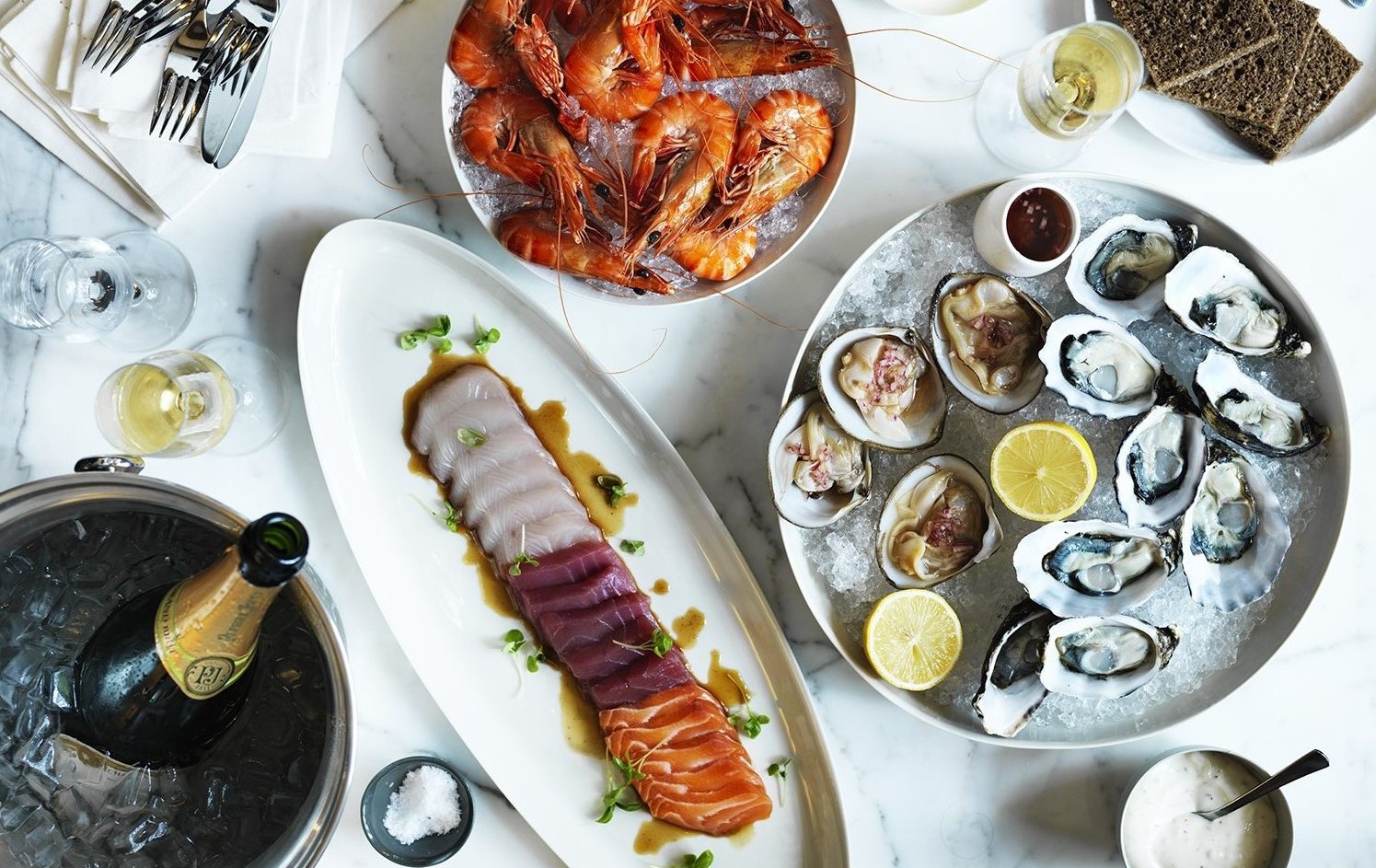 Buffet Sunday lunch with Perrier Jouet Champagne - Stockroom - InterContinental Sydney Double Bay