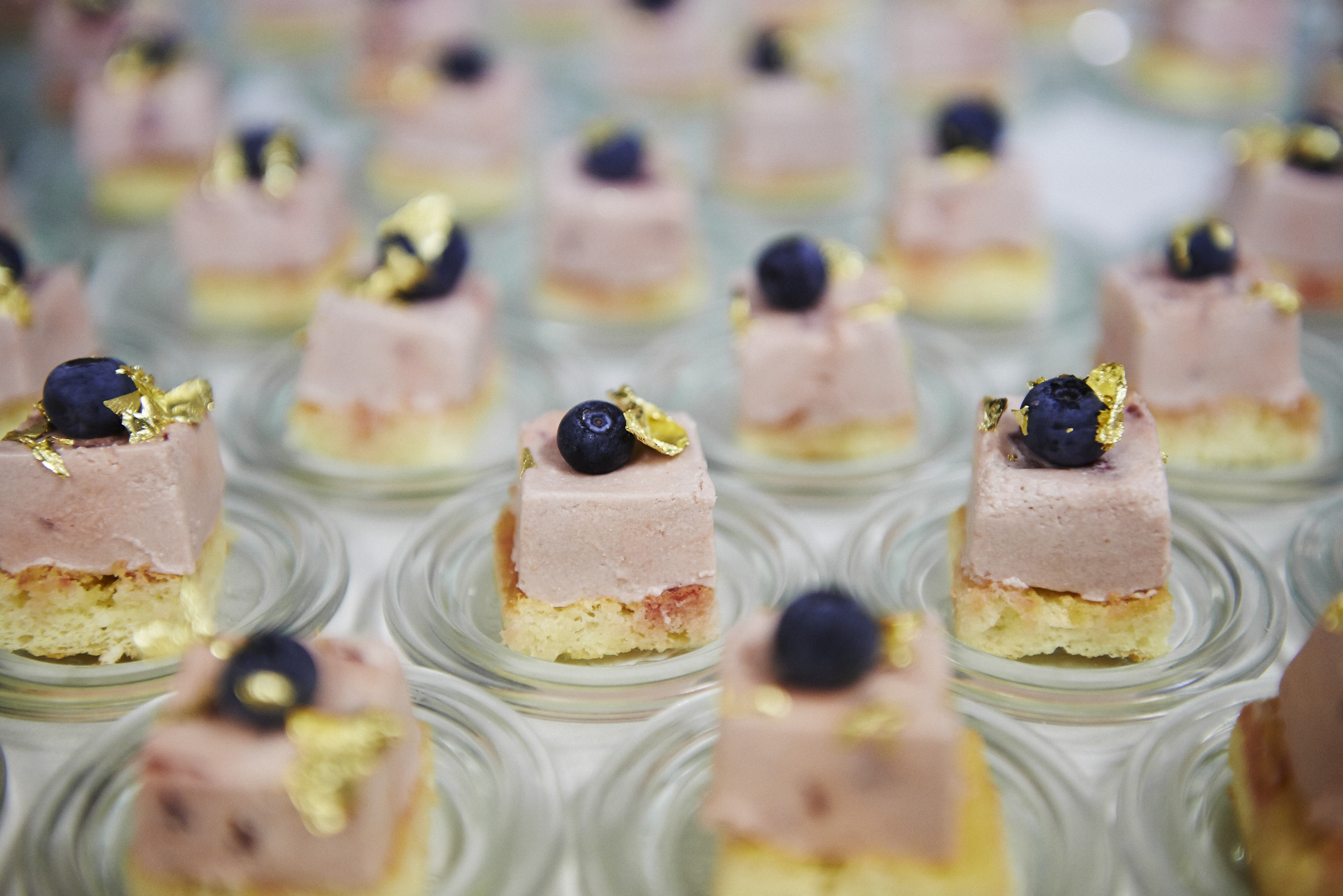 Strawberry and blueberry Charlotte - kosher catering at InterContinental Sydney Double Bay Kosher