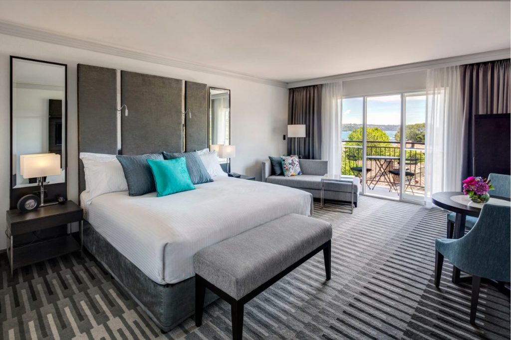Balcony King Room Bed